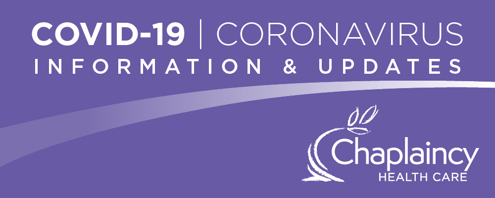 Covid-19, coronovirus information and updates from Chaplaincy Health Care